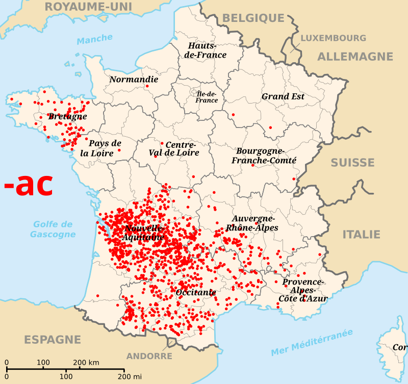 Communes of france ending with ac svg